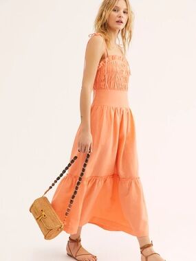 Free People Late Checkout Midi Dress - Sold Out Online